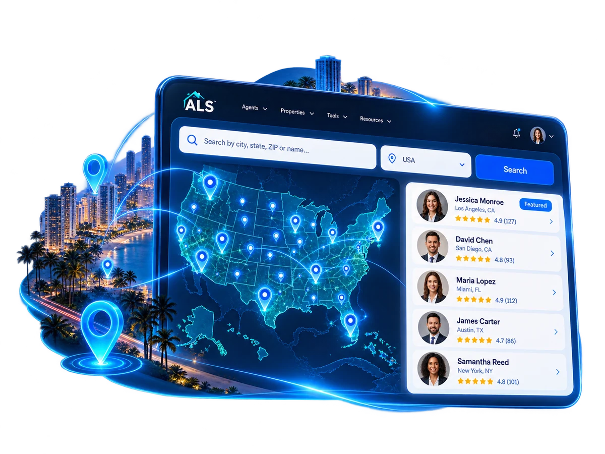 Illustration of the ALS agent search directory and map